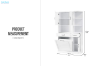 Picture of BAILEY 4-Door 2-Drawer Multifunctional Storage Cabinet