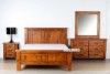 Picture of   [FLOOR MODEL CLEARANCE]FOUNDATION 6-Drawer Dresser with Mirror (Rustic Pine)