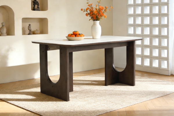 Picture of LORENA 150/180 Sintered Stone Top Dining Table