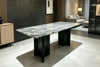 Picture of VAREN Microcrystalline Stone Top Dining Table - 160