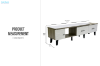 Picture of AVERON 120-170 Extension Sintered Stone Top TV Unit with 1-Door 2-Drawer