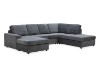 Picture of  [FLOOR MODEL CLEARANCE] WILLIAM Sectional Sofa with Ottoman - Chaise Facing Right