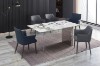 Picture of  [FLOOR MODEL CLEARANCE] REGUS 1.6M Ceramic Top Acrylic Steel Leg Dining Table
