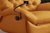 Picture of  [FLOOR MODEL CLEARANCE]SANO 360° Swivel Manual Recliner Lounge Chair with Mobile Holder (Orange)