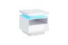 Picture of  [FLOOR MODEL CLEARANCE]GLADE High Gloss Bedside Table with LED Lights