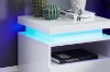 Picture of  [FLOOR MODEL CLEARANCE]GLADE High Gloss Bedside Table with LED Lights