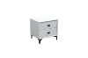 Picture of  [FLOOR MODEL CLEARANCE] HOVER 2-Drawer Bedside Table (White)