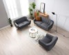 Picture of [FLOOR MODEL CLEARANCE] BRACKE 3 Seater Fabric Sofa (Grey)