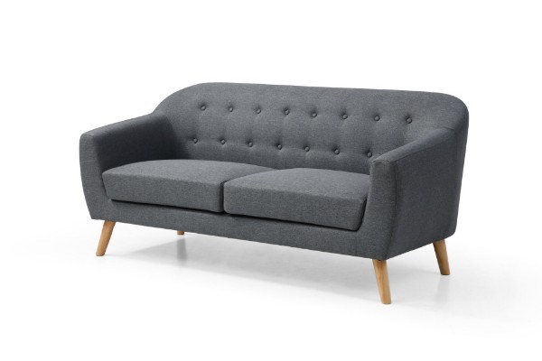 Picture of   [FLOOR MODEL CLEARANCE] BRACKE 3 Seater Fabric Sofa (Grey)