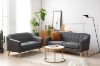 Picture of   [FLOOR MODEL CLEARANCE] BRACKE 3 Seater Fabric Sofa (Grey)