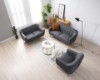 Picture of   [FLOOR MODEL CLEARANCE] BRACKE 3 Seater Fabric Sofa (Grey)