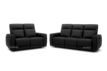 Picture of   [FLOOR MODEL CLEARANCE] STORMWIND BLACK - 2 Seater Power Recliner (2RR)
