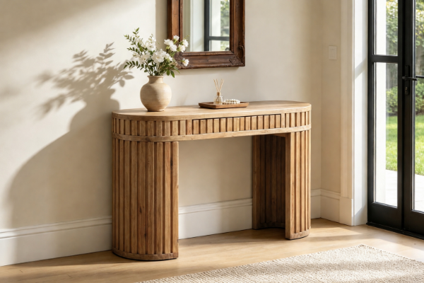 RILMOND 120 Reclaimed Pine Wood Desk/Console Table