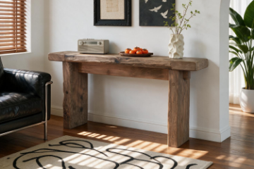 Picture of HECTOR 100% Reclaimed Oak Wood Console Table (160x76cm)