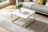 Picture of [FLOOR MODEL CLEARANCE]AYDAN Square Marble Top Coffee Table