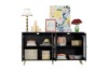 Picture of FIVEN 4-Door Buffet/Storage Cabinet (Black)
