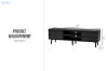 Picture of RUSTLO 160 4-Drawer TV Unit (Black)