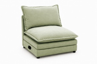 Picture of MELLOW Modular Sectional Sofa Range (Sage Green)  - Armless Chair