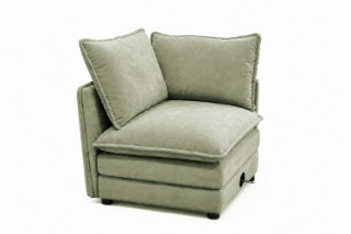 Picture of MELLOW Modular Sectional Sofa Range (Sage Green)  - Left Facing Armchair