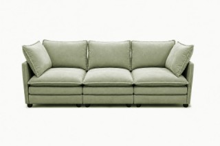 Picture of MELLOW Modular Sectional Sofa Range (Sage Green)  - 3PC Combo Set (LAF Armchair + Armless + RAF Armchair)