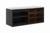 Picture of PORTIO Sliding Glass Door Shoe Bench with Ozone & Negative Ion Deodorising Function (Black)