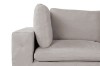 Picture of   [FLOOR MODEL CLEARANCE] SUSSEX Memory Foam 4 Seater Extra Large Sofa with Ottoman (Light Grey)