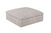 Picture of   [FLOOR MODEL CLEARANCE] SUSSEX Memory Foam 4 Seater Extra Large Sofa with Ottoman (Light Grey)