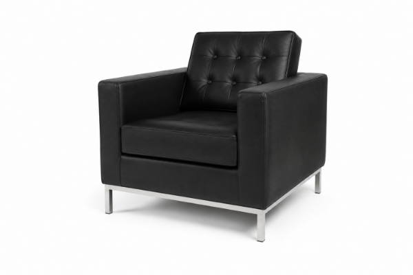 Picture of   [FLOOR MODEL CLEARANCE] FLORENCE KNOLL Replica 1-Seater Sofa/Armchair in Italian Leather