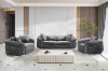Picture of   [FLOOR MODEL CLEARANCE] PIEDMONT 2 Seater Chesterfield Velvet Sofa Range (Grey)