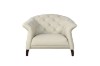 Picture of  [FLOOR MODEL CLEARANCE]  TORONTO 100% Genuine Leather Button Tufted Armchair 