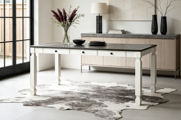 Picture of [FLOOR MODEL CLEARANCE] PAROS 1.6M Dining Table with Drawers