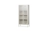 Picture of   [FLOOR MODEL CLEARANCE]STARK Steel Frame 180x80cm 2-Arched Door Accent Glass Display Cabinet (Cream)