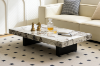 Picture of   [FLOOR MODEL CLEARANCE]LUCIANO 140 Microcrystalline Stone Top Coffee Table (Light)