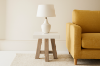 Picture of   [FLOOR MODEL CLEARANCE] ANTON Solid Acacia Wood Square Side Table 