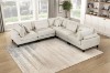 Picture of VIANNA Microfiber Sectional Modular Sofa Range (Beige) - 5PC Big Combo Set