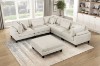 Picture of VIANNA Microfiber Sectional Modular Sofa Range (Beige) - 6PC Big Combo Set