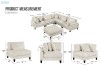Picture of VIANNA Microfiber Sectional Modular Sofa Range (Beige) - 6PC Big Combo Set