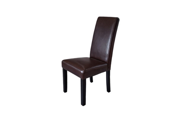 Picture of [FLOOR MODEL CLEARANCE] TIVEN High Back Dining Chair (Brown)