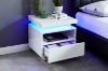 Picture of  [FLOOR MODEL CLEARANCE]GLADE High Gloss Bedside Table with LED Lights