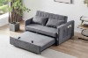 Picture of [FLOOR MODEL CLEARANCE] JOSSILYNN Chenille Fabric Sofa Bed with Side Pocket