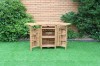 Picture of [FLOOR MODEL CLEARANCE]BALI Solid Teak Wood Extendable Outdoor Bar Table