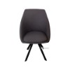 Picture of   [FLOOR MODEL CLEARANCE]BRUNO Technical Fabric Swivel Dining Chair *Dark Grey