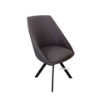 Picture of   [FLOOR MODEL CLEARANCE]BRUNO Technical Fabric Swivel Dining Chair *Dark Grey
