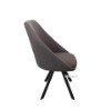 Picture of   [FLOOR MODEL CLEARANCE]BRUNO Technical Fabric Swivel Dining Chair *Dark Grey
