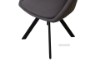 Picture of   [FLOOR MODEL CLEARANCE]BRUNO Technical Fabric Swivel Dining Chair *Dark Grey