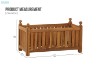 Picture of [FLOOR MODEL CLEARANCE] BALI Outdoor Solid Teak Double Flower Box (90x44x50cm)