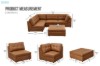 Picture of AUSTEN Fabric Modular Sectional Sofa Range (Brown Gold)