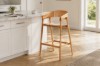 Picture of REPLICA COVER Solid White Oak Bar Stool