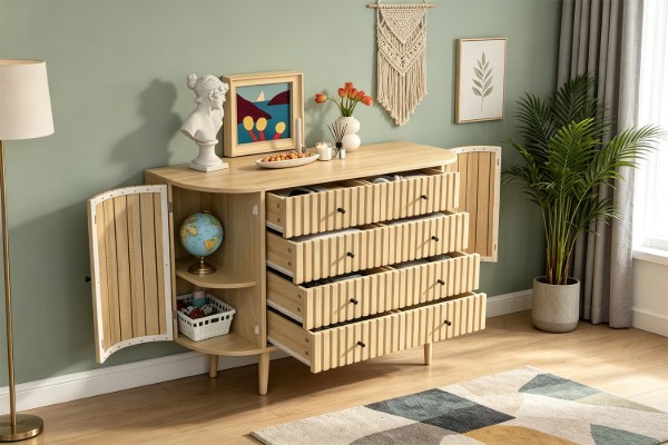 Picture of SWELL 2-Door 8-Drawer Dresser/Storage Cabinet