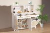 Picture of [FLOOR MODEL CLEARANCE] NORLEN 3-Door Storage Cabinet/Buffet with LED Lighting